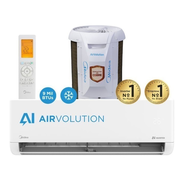 Ar Condicionado Split Inverter Midea AI AirVolution 9000 BTUs Frio