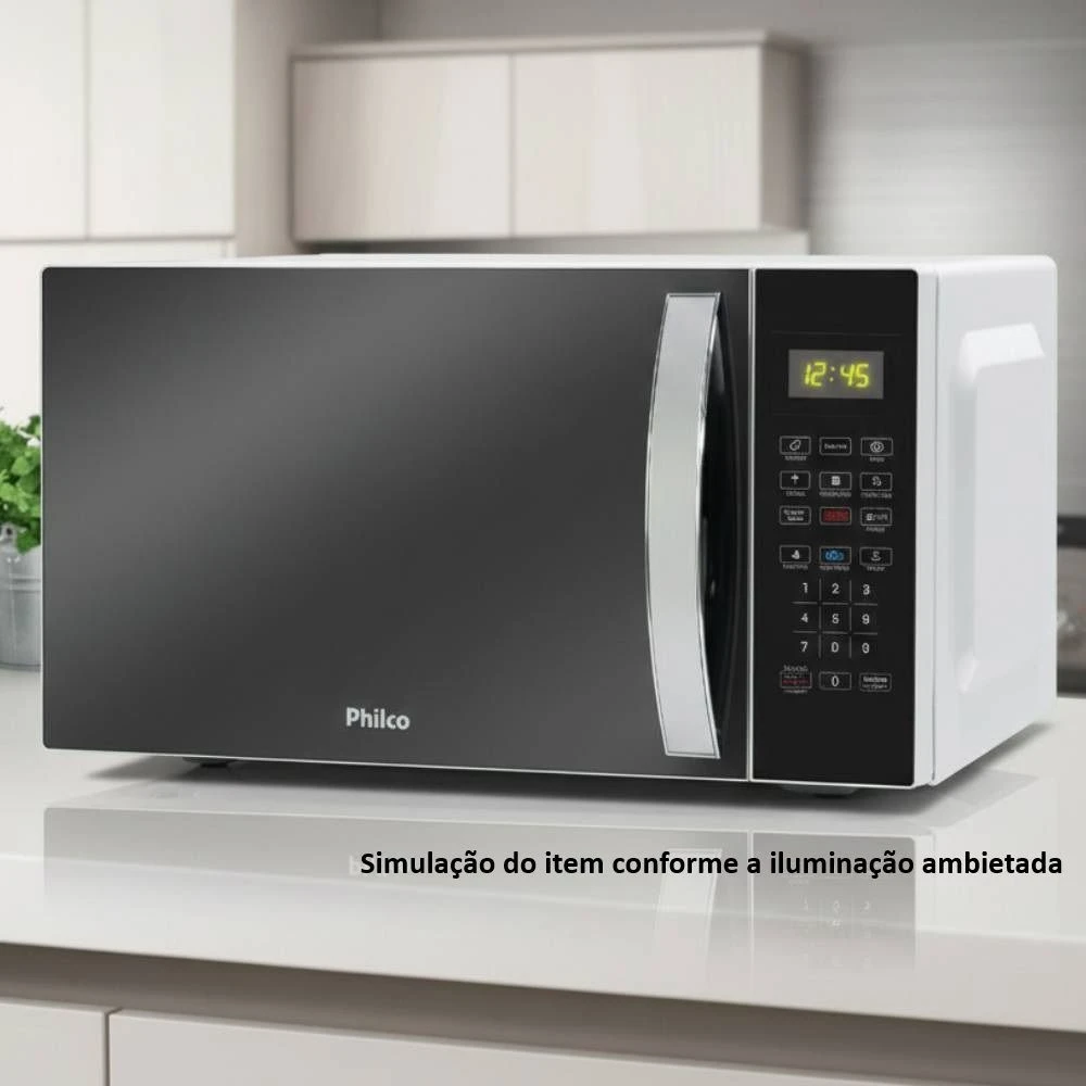Micro-ondas de Bancada PMO23E 20L 1100W com Funções FIT ECO Limpa