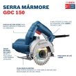 SERRA MARMORE BOSCH TITAN GDC 150 + 2 DISCOS 127V - (06015486A1-000)